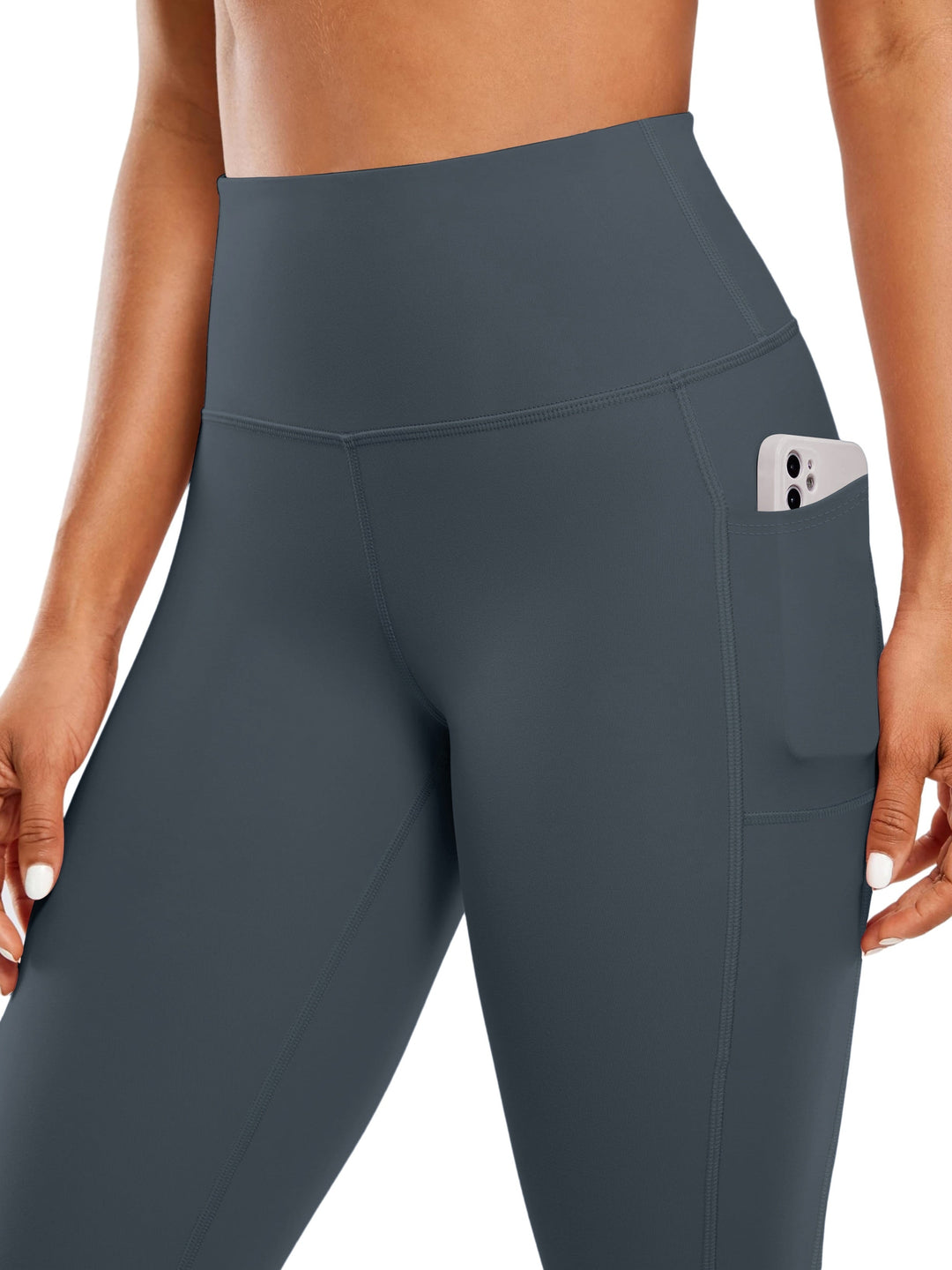 Drune | Schnell Trocknende Damen Yogalegging Mit Hohem Bund Und Tasche