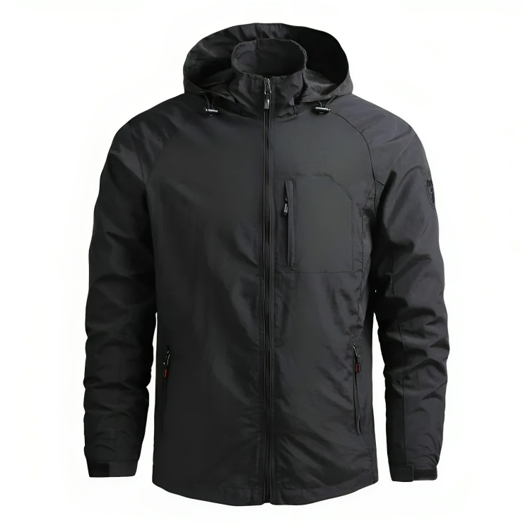 Drune | Wasserdichter Kapuzenwindbreaker für Herren