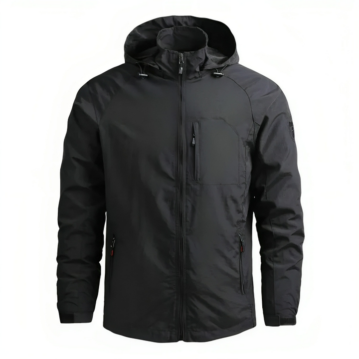 Drune | Wasserdichter Kapuzenwindbreaker für Herren