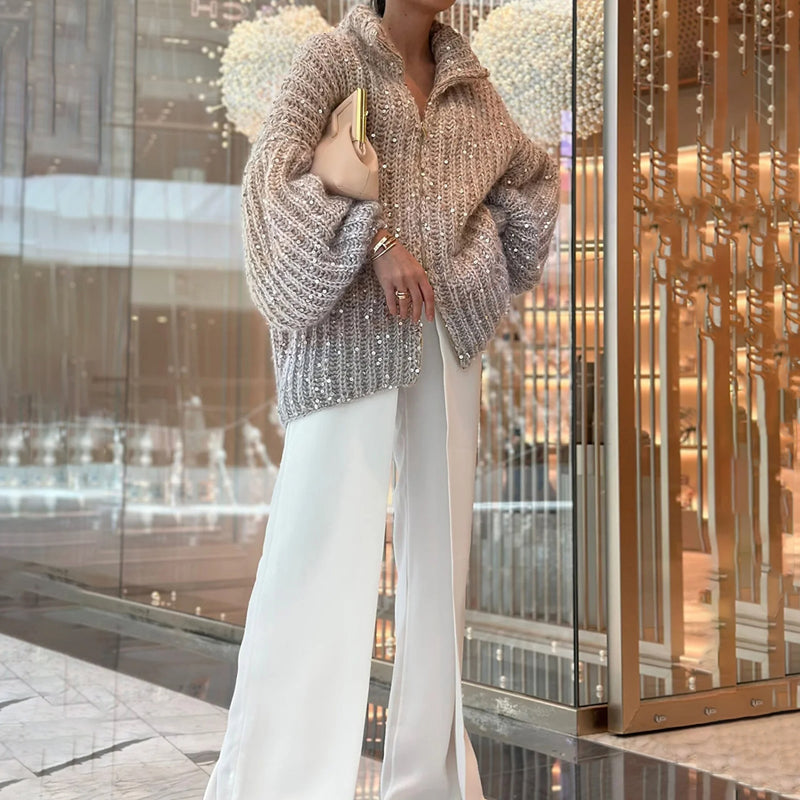Drune | Lässiger Strickstrickjacke