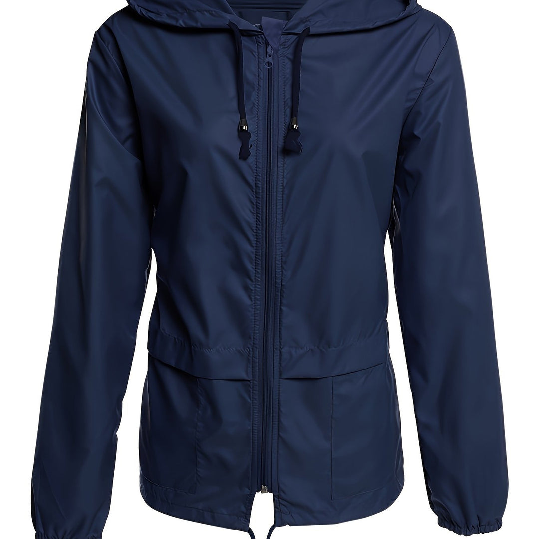 Drune | Einfarbige Windjacke mit Langen Ärmeln