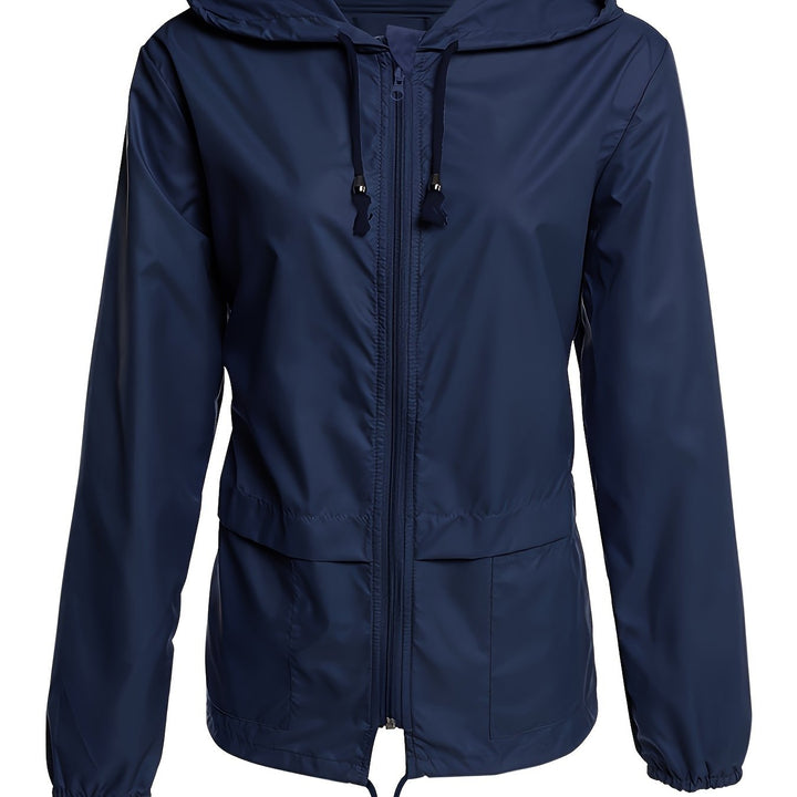 Drune | Einfarbige Windjacke mit Langen Ärmeln