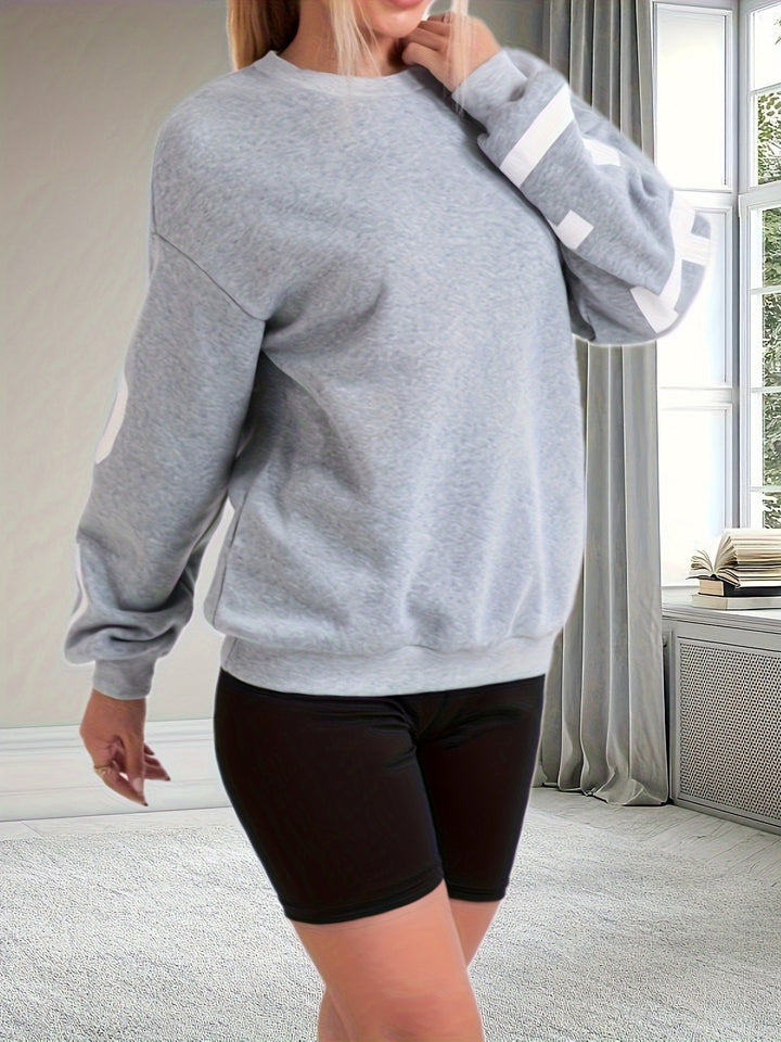 Drune | Überdimensioniertes Sweatshirt mit "chicago"-druck Baumwollmischung Lässig und Trendy