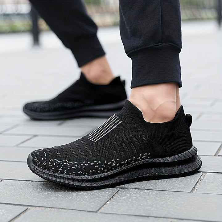 Drune | Atmungsaktive Slip-On-Sneaker mit Strick-Obermaterial