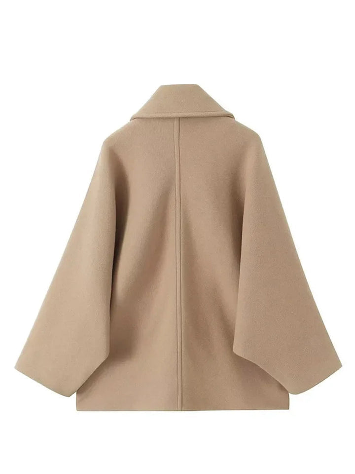 Drune | Oversized jacket with a turned-up collar and side pockets