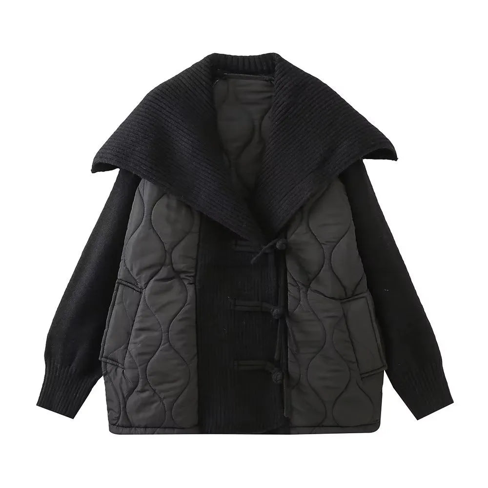 Drune | Oversized Damenjacke mit Lässigem Marinekragen