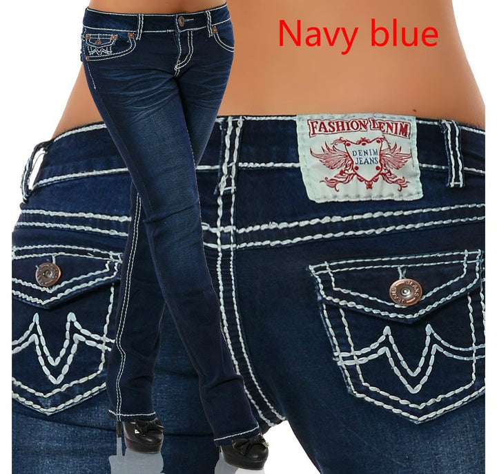 Bootcut Jeans Dame | Smigrende Stretch | Drune