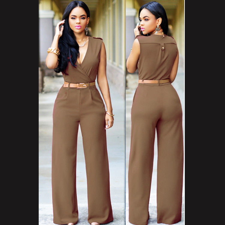 Drune Damenmoden-Jumpsuit mit Einteiler-Hose