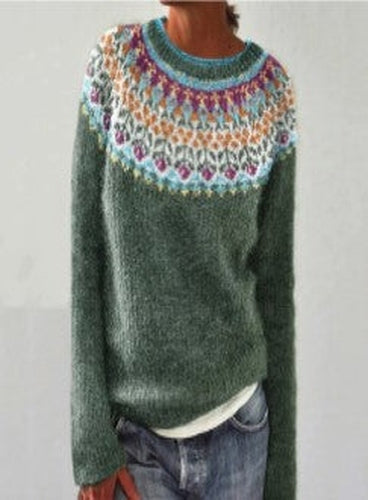 Drune | Schick Gemusterter Strickpulli