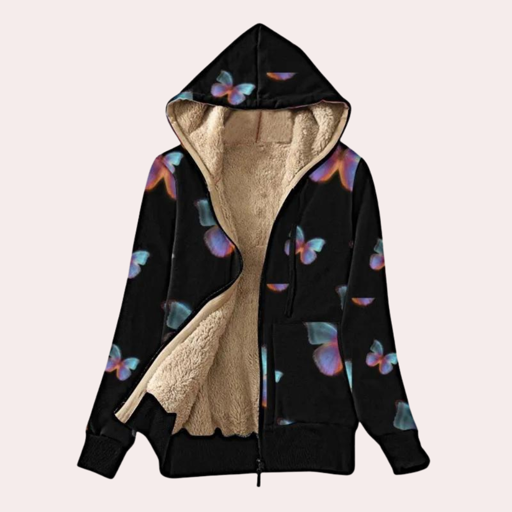 Drune | Warme Winter Kapuzenjacke für Damen