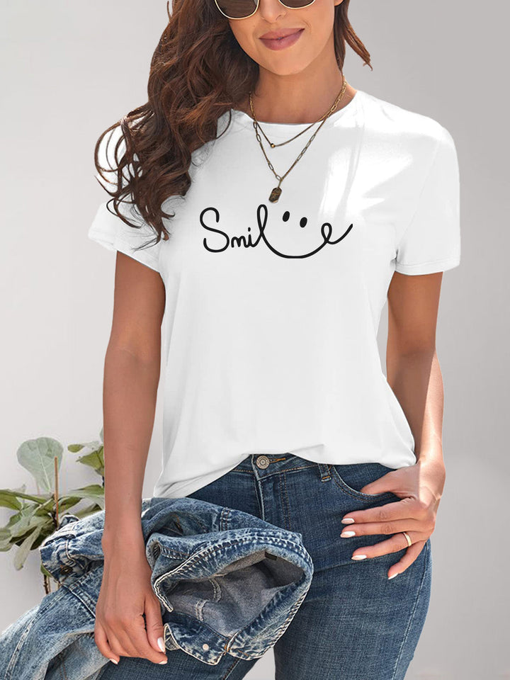 Drune | Smile Rundhals Kurzarm T-Shirt