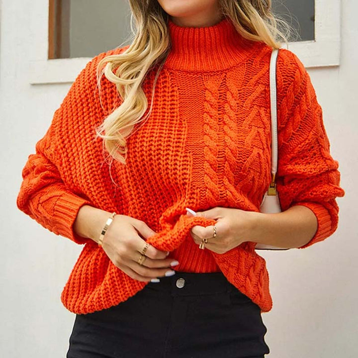 Drune | Zopfmuster Strickpullover im Klassischen Design