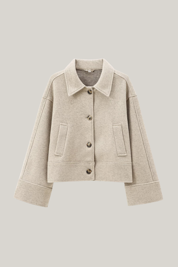 Drune | Kragen Wollfilzjacke