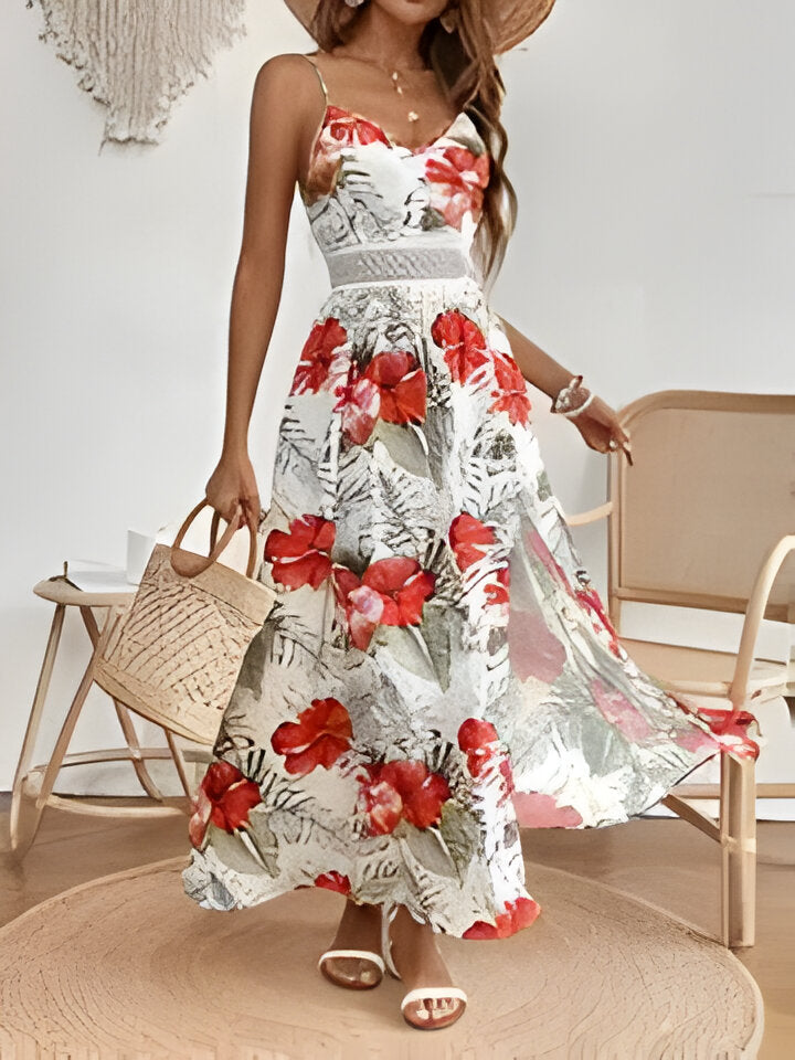 Drune | Elegantes Ärmelloses Geteiltes Kleid Für Frauen