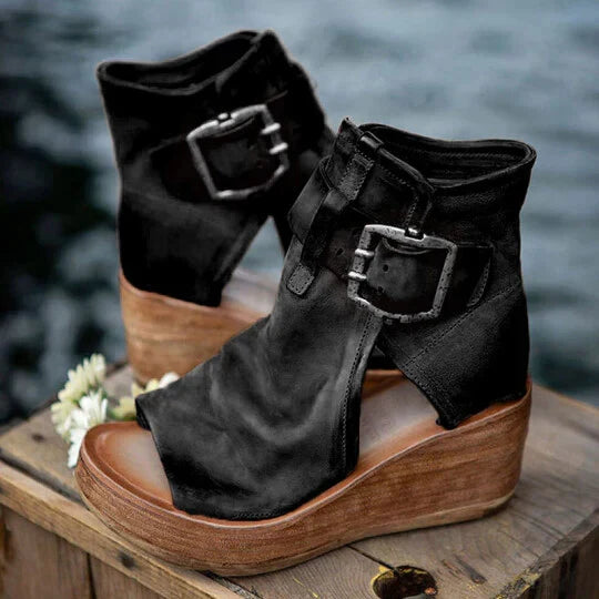 Drune | Boho Keilsandalen für Damen