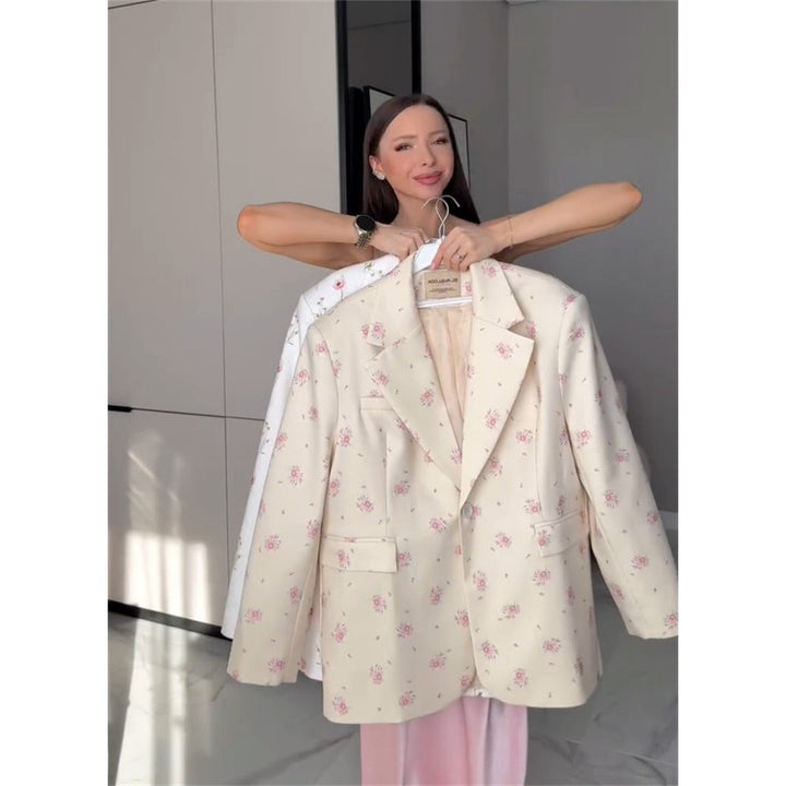 Drune | mit Blumenprint und Gürtel für Damen - Giusy