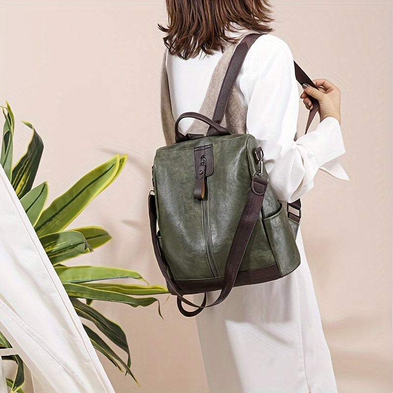 Drune | Diebstahlsicherer Damen Rucksack Vegan Anti-Diebstahl City-Backpack