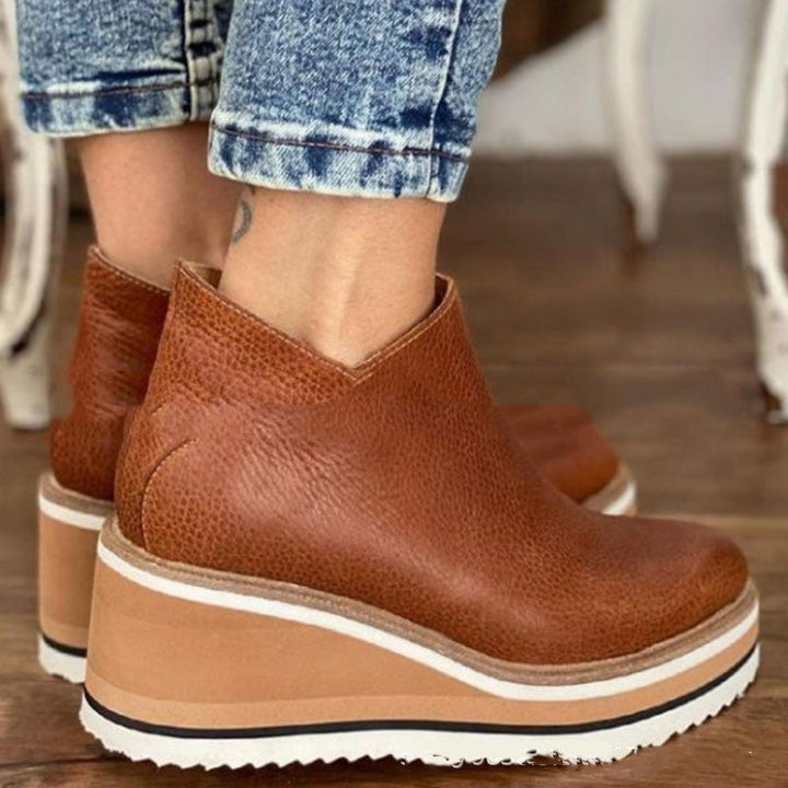 Orthopädische Leder-Sneaker mit Komfortsohle Drune