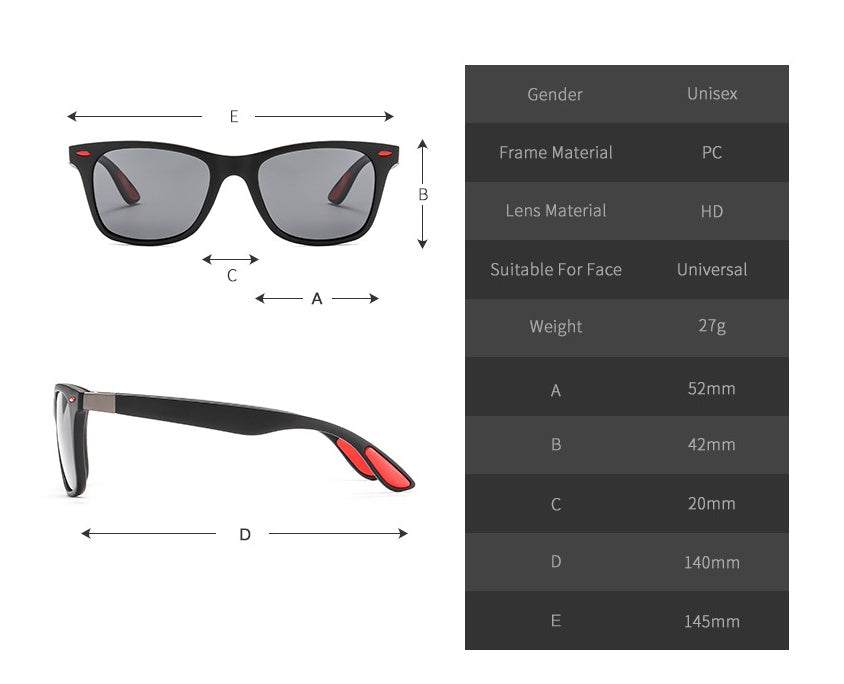 Drune | Polarisierte Herren Sonnenbrille