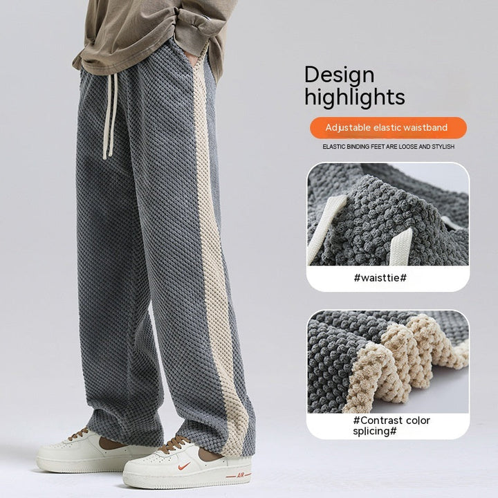 Drune | Herrenmode-Hose Aus Dicker Baumwolle