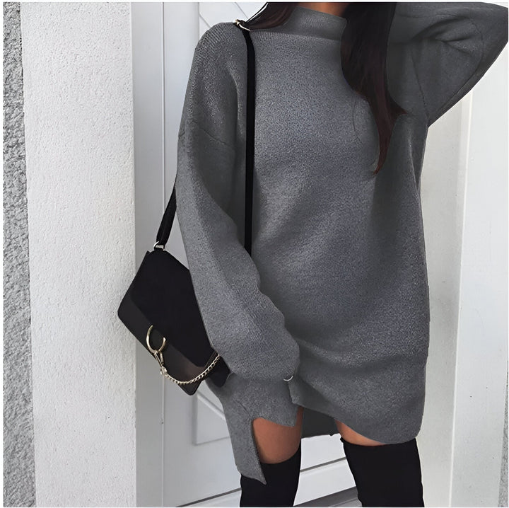 Drune | 2024 Herbst Oversized Rollkragenkleid