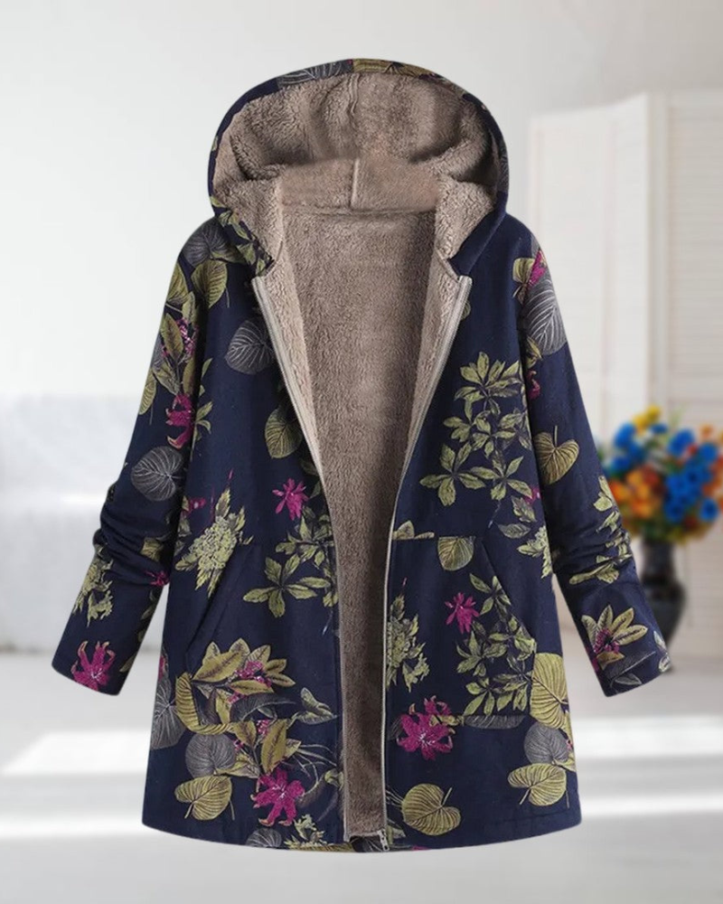 Drune | Jacke mit Blumendruck