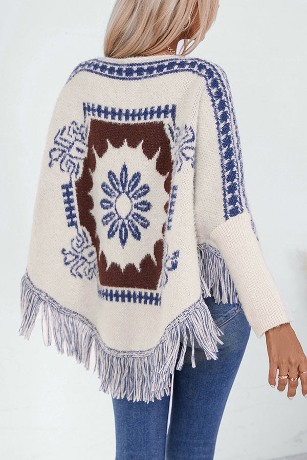 Drune | Strickpullover mit Quastenabschluss