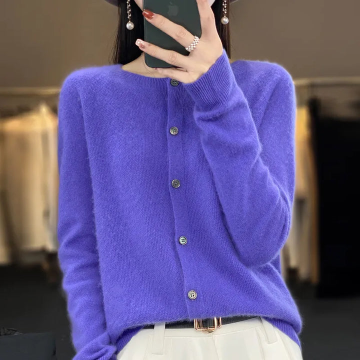Drune | Klassische Wollstrickjacke