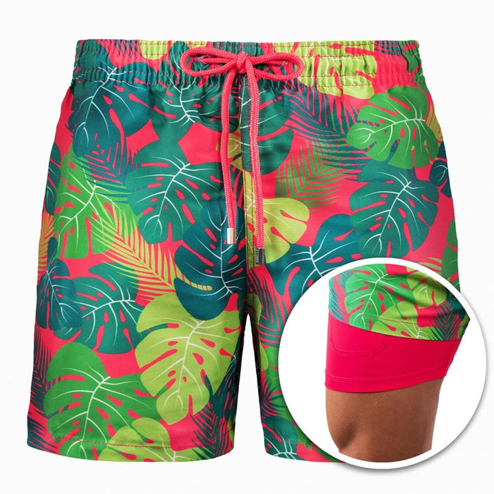 Drune | Doppellagige Strandshorts Für Herren