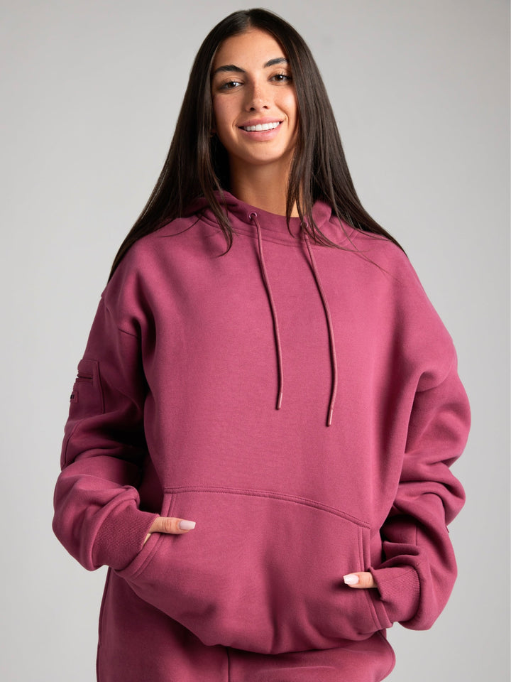 Drune | Cozy travel hoodie with airplane mode graphic