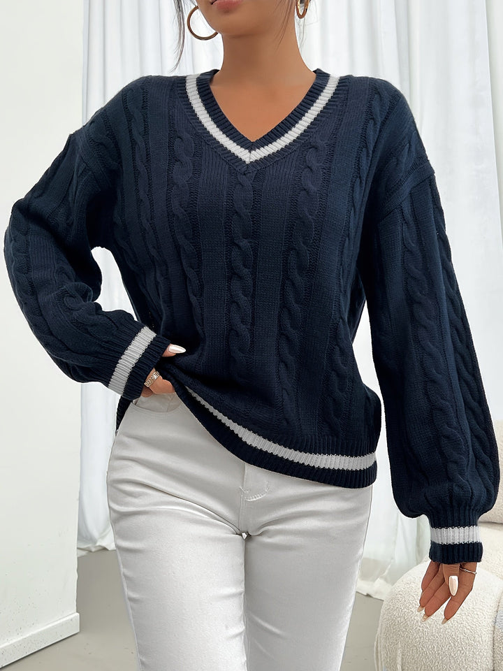 Drune | Kabelstrickpullover Damen