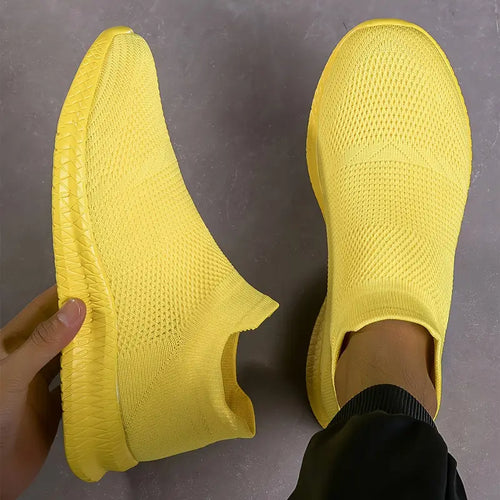 Herren Woven Knit Slip On Sock Schuhe Drune