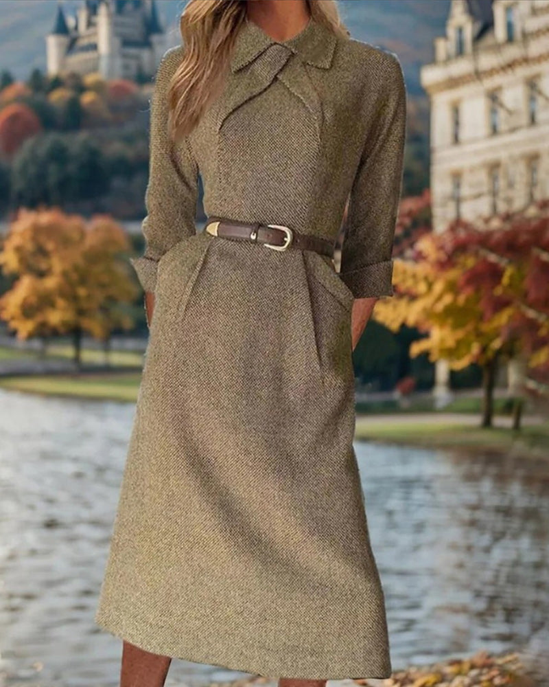Drune | Kleid mit Taschenrevers