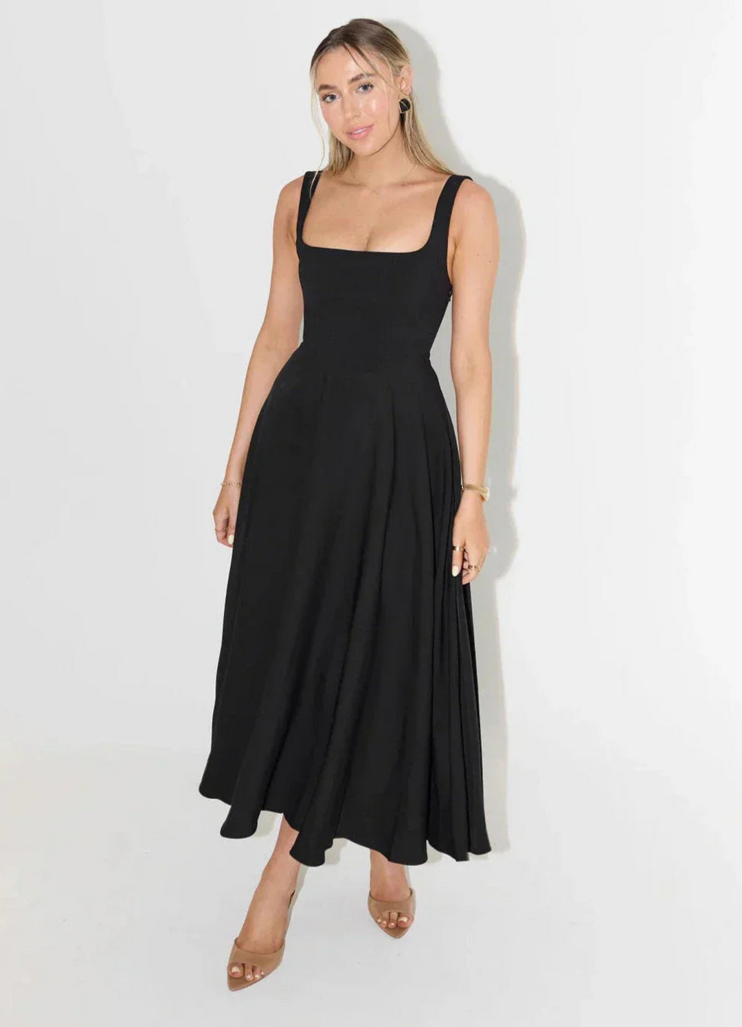 Drune | A-Linien Kleid für Damen Midi