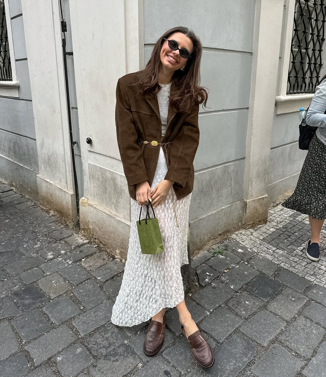 Drune | Wildlederjacke mit Edler Optik