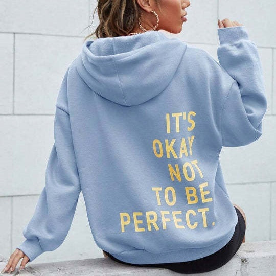 Drune Damen Hoodie mit Rückenprint und Kapuze