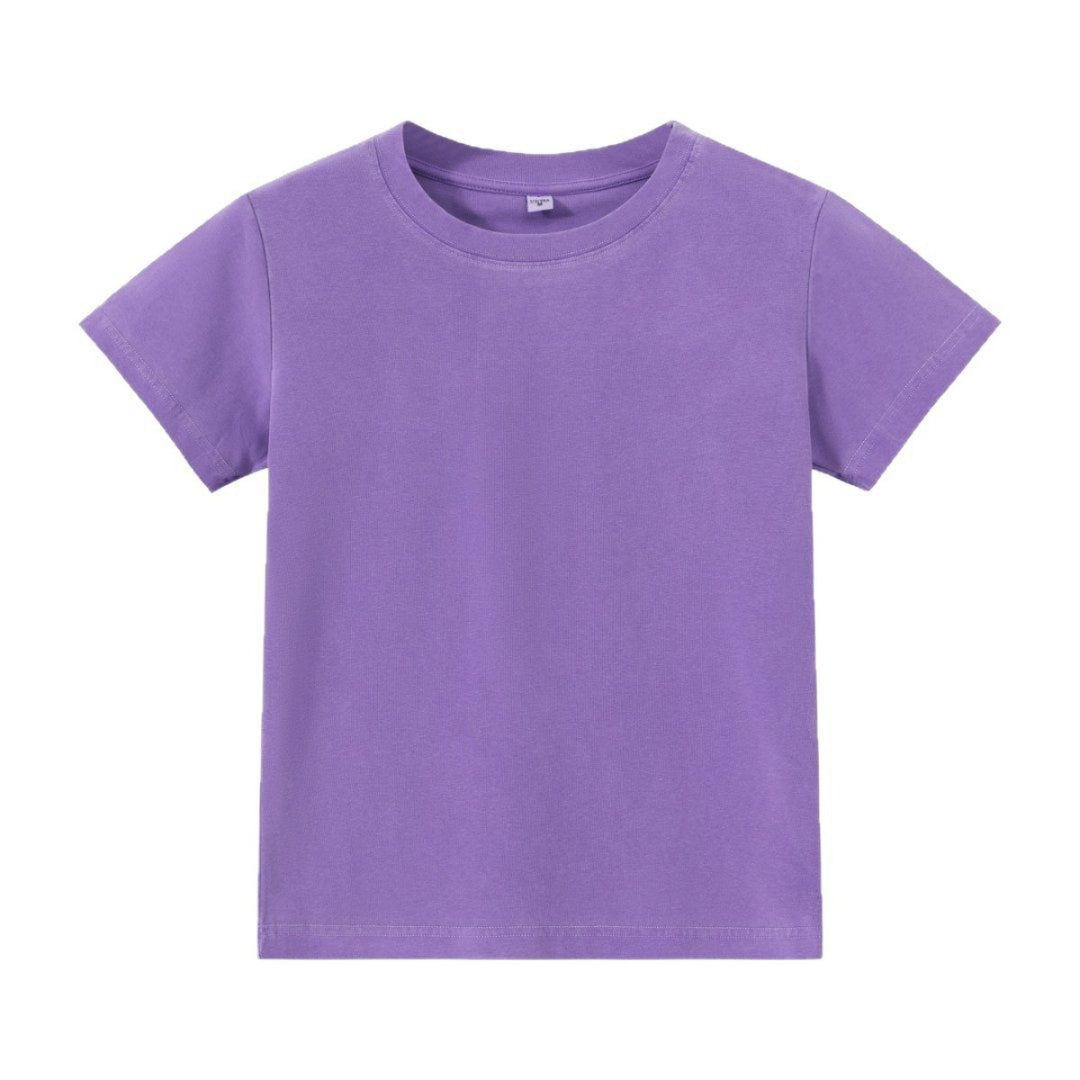 Drune | Schillerndes altes kurzes T-Shirt mit Färbung