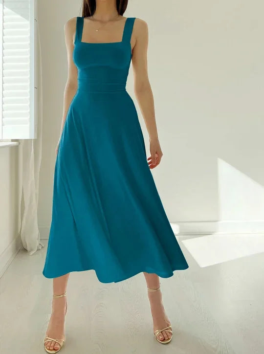 Drune | Elegante Rückenfreie Maxi Kleid
