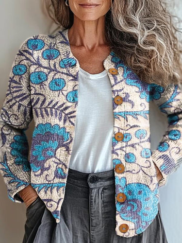 Drune | Blumenmuster Jacke