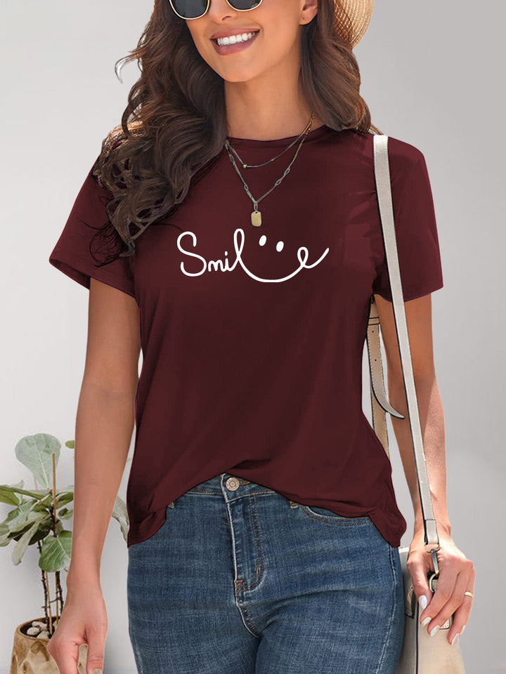 Drune | Smile Rundhals Kurzarm T-Shirt