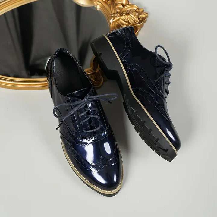 Drune | Modisch Gestanzte Lackschuhe Für Damen