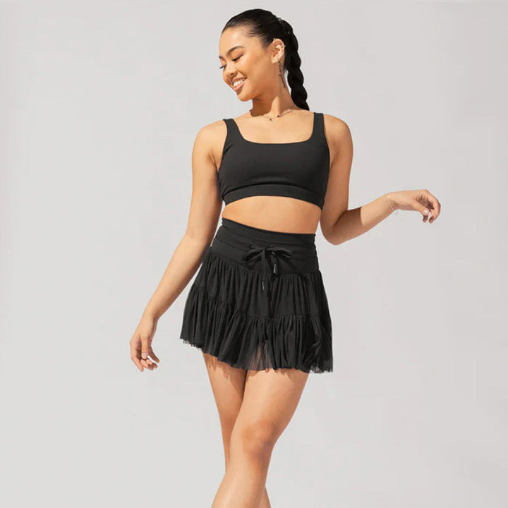 Drune | Hohe Taille Minirock Mit Sicherheitsshorts