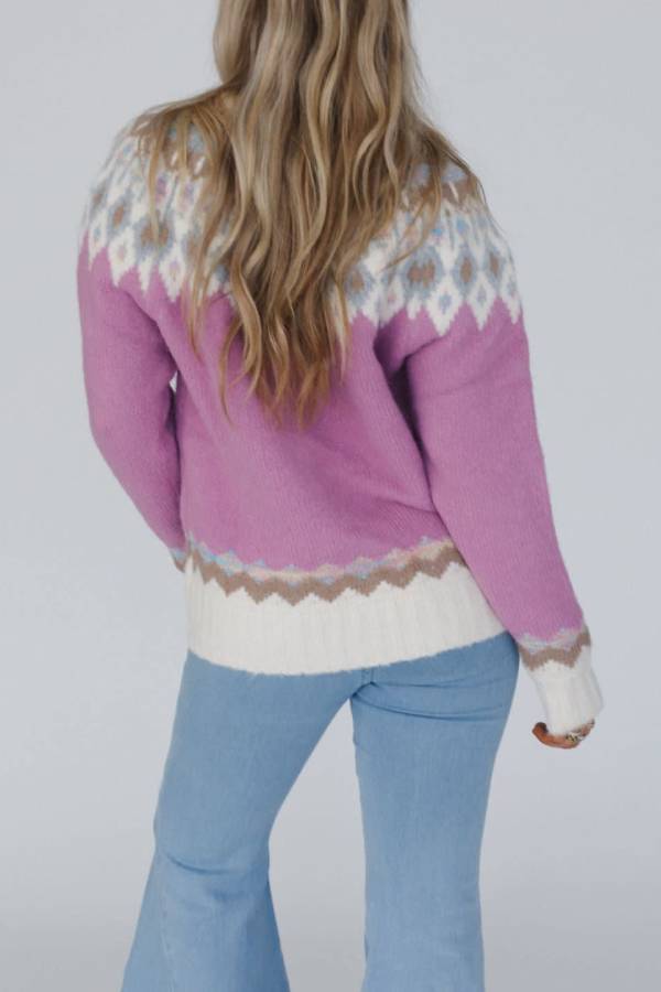 Drune | Weihnachten Verdickter Rundhals Langarm Gestrickter Pullover