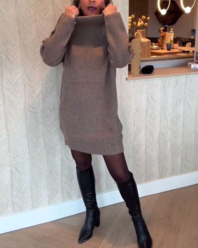 Drune | Strickkleid mit Knopfdesign