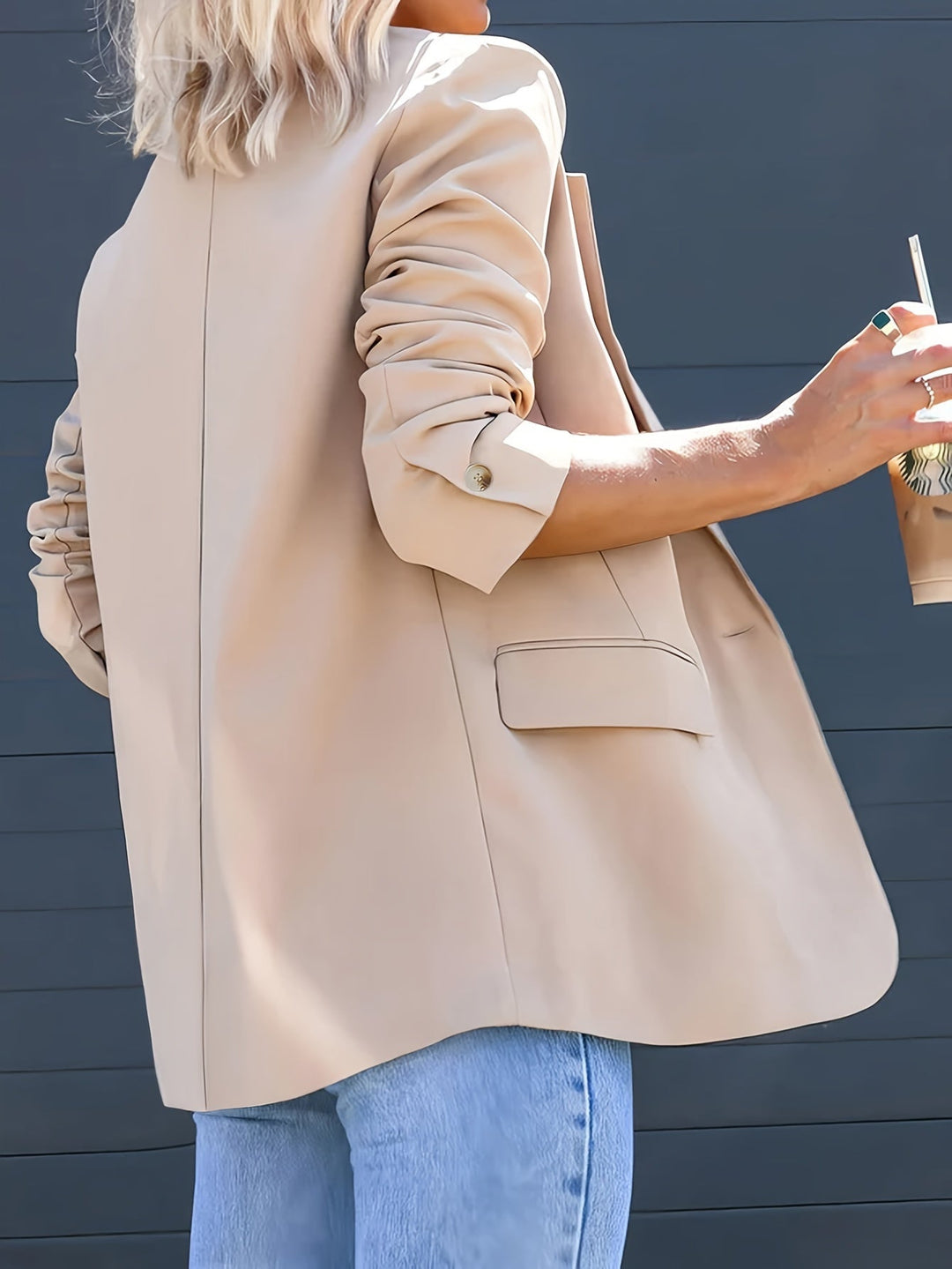 Drune | Lässiger Blazer Mit Reverskragen