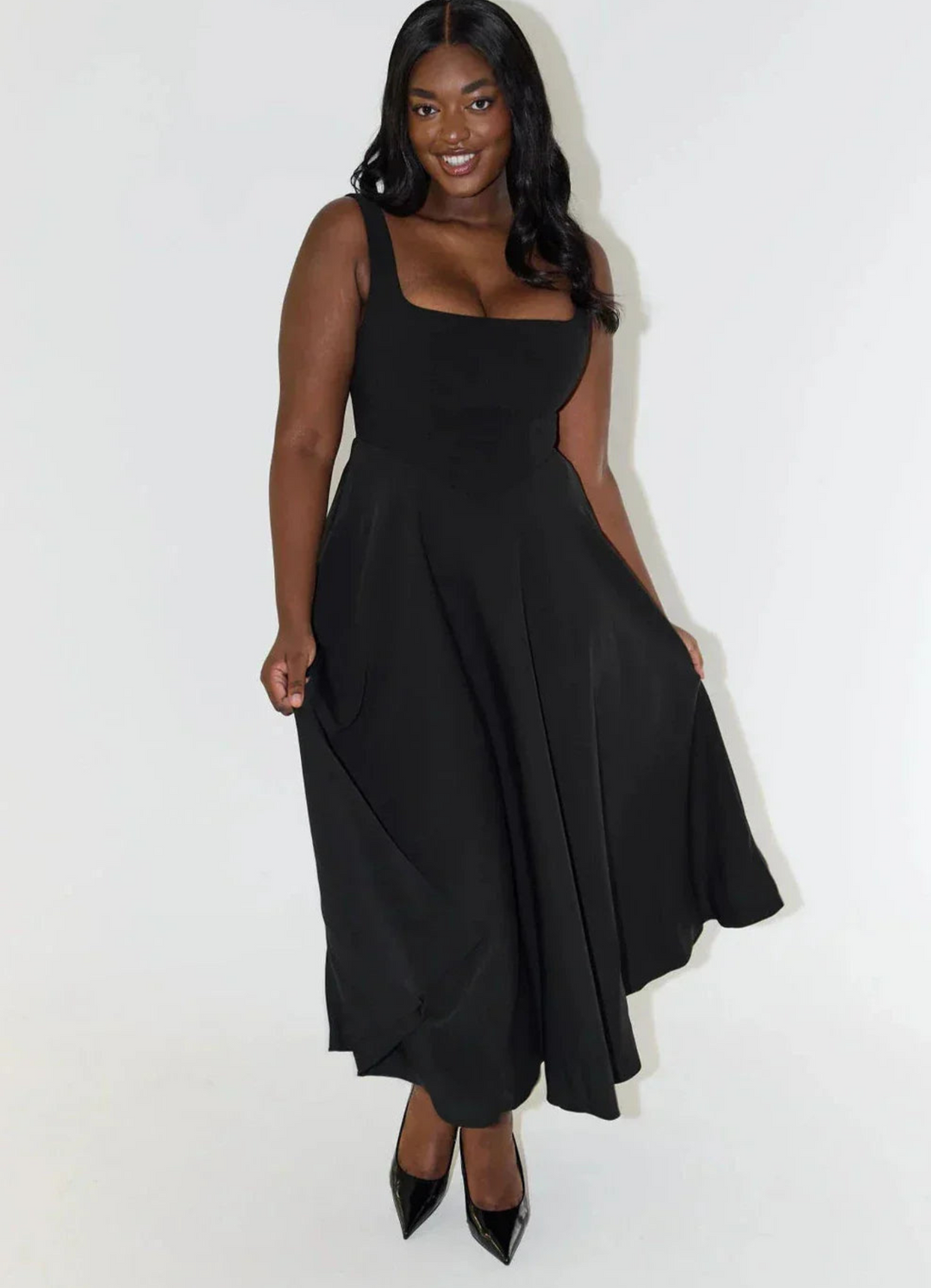 Drune | A-Linien Kleid für Damen Midi