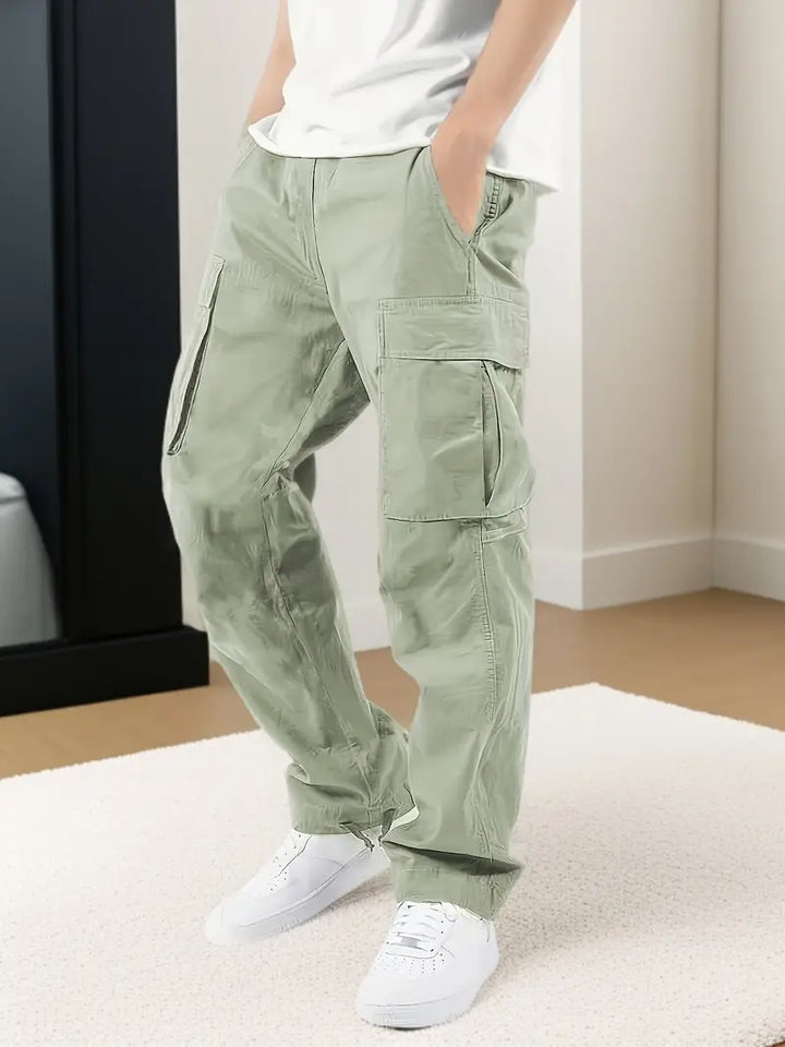 Drune | Lässige Jogginghose Herren mit Elastischem Bund und Taschen