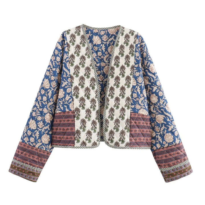 Drune | Steppjacke mit umkehrbarem Druck für Damen