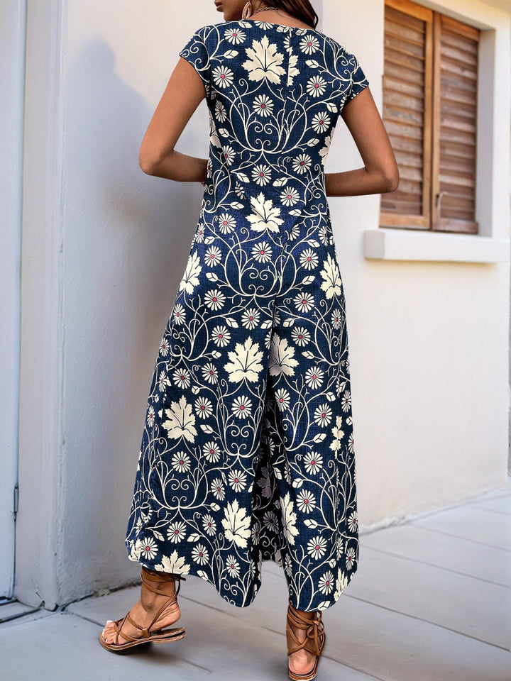 Drune | Lockerer Jumpsuit mit Blumendruck