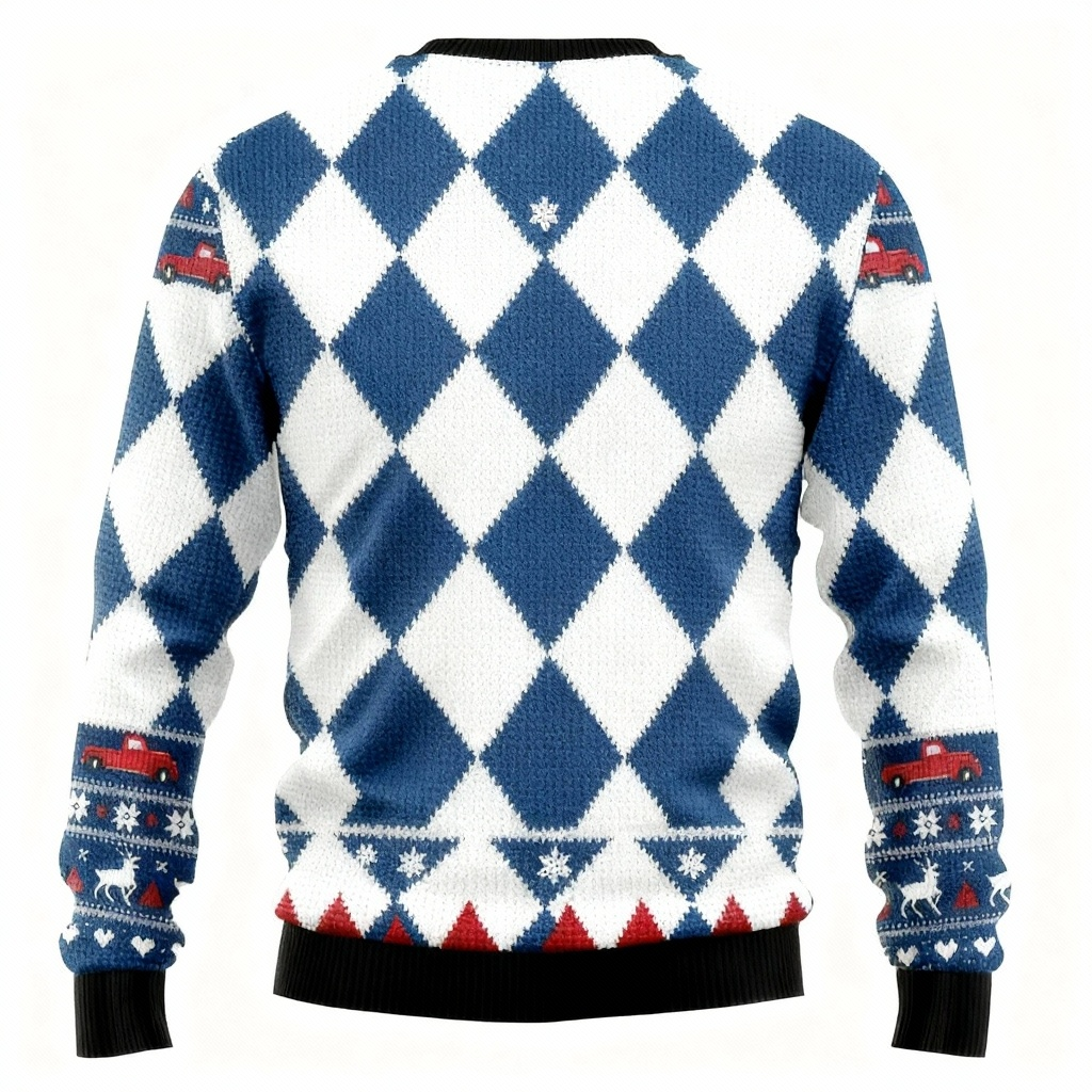 Drune | Hässlicher Weihnachts-Pullover Party [2025] | Lustiges Weihnachtsmann Design Edition